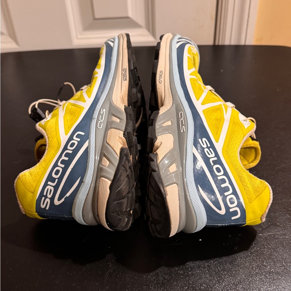Salomon XT 6 unisex low Yellow and Gray Athletic Sneakers W12/M 11 style 415766 - Picture 4 of 8